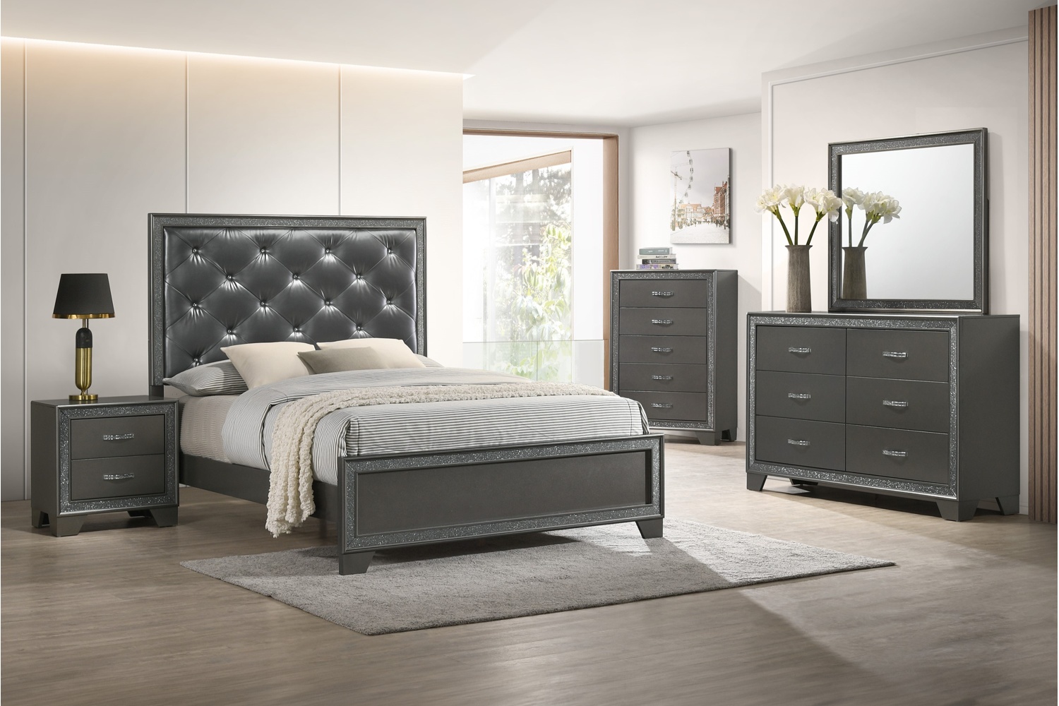 Kaia Queen 5 Piece Bedroom Set