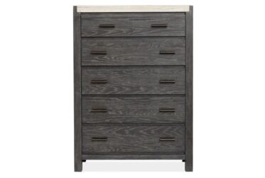 Plum Creek Ravenwood Black 5-Drawer Chest