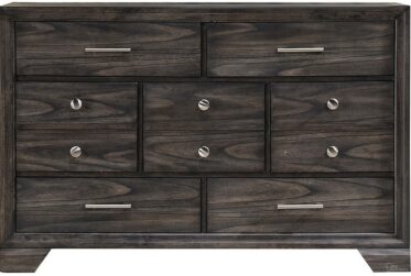 Jaymes Dark 7-Drawer Dresser