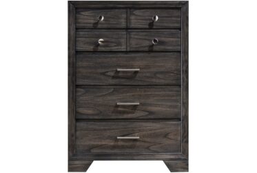 Jaymes Dark 5-Drawer Chest