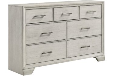 Jaymes White Mist 7-Drawer Dresser