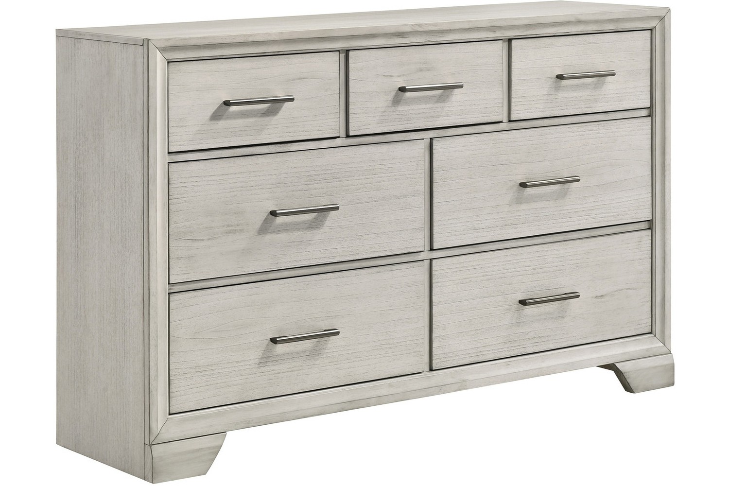 Jaymes White Mist 7-Drawer Dresser