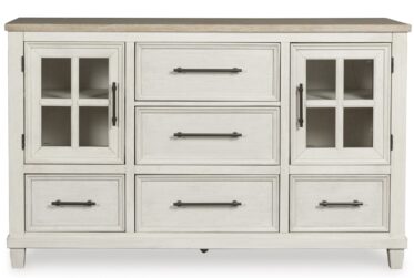 Shaybrock Antique White 2-Door Dresser