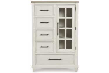 Shaybrock Antique White Door Chest