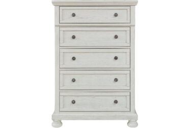 Robbinsdale Antique White 5-Drawer Chest