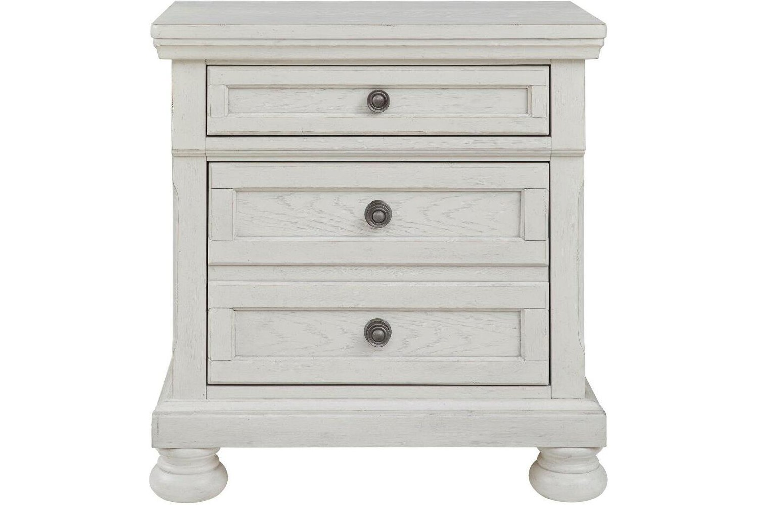 Robbinsdale Antique White 2-Drawer Nightstand