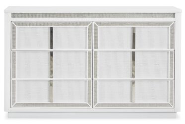 Chalanna White 6-Drawer Dresser