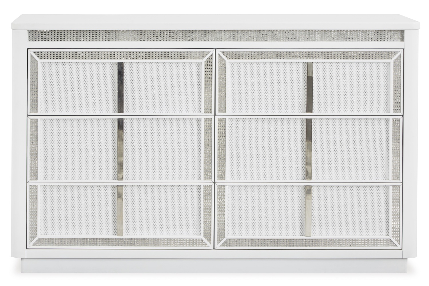 Chalanna White 6-Drawer Dresser