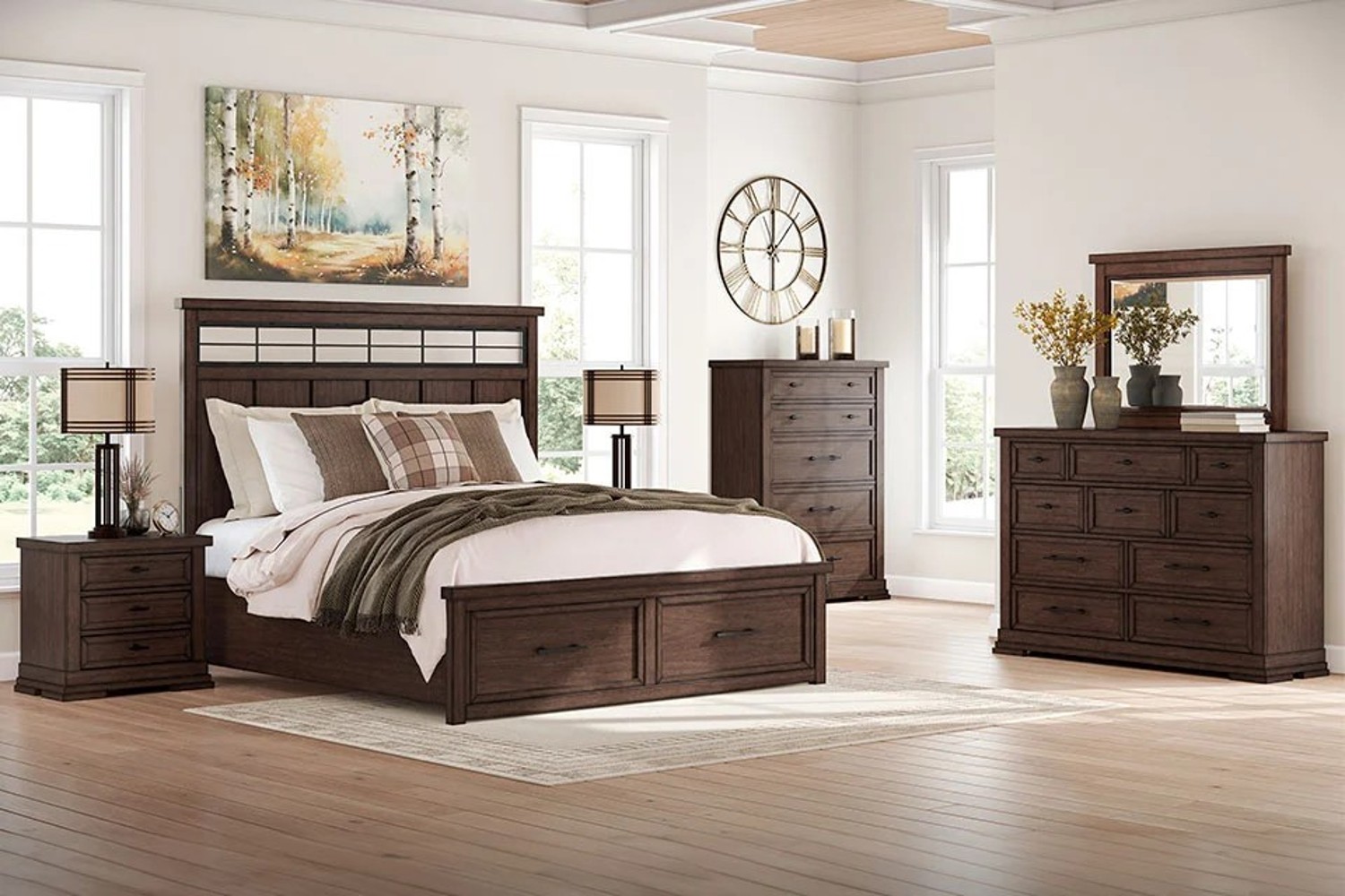Taffenbrook Queen Storage 5 Piece Bedroom Set