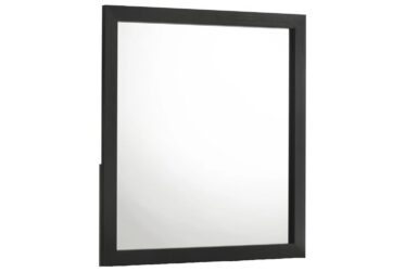 Gennro Black Dresser Mirror