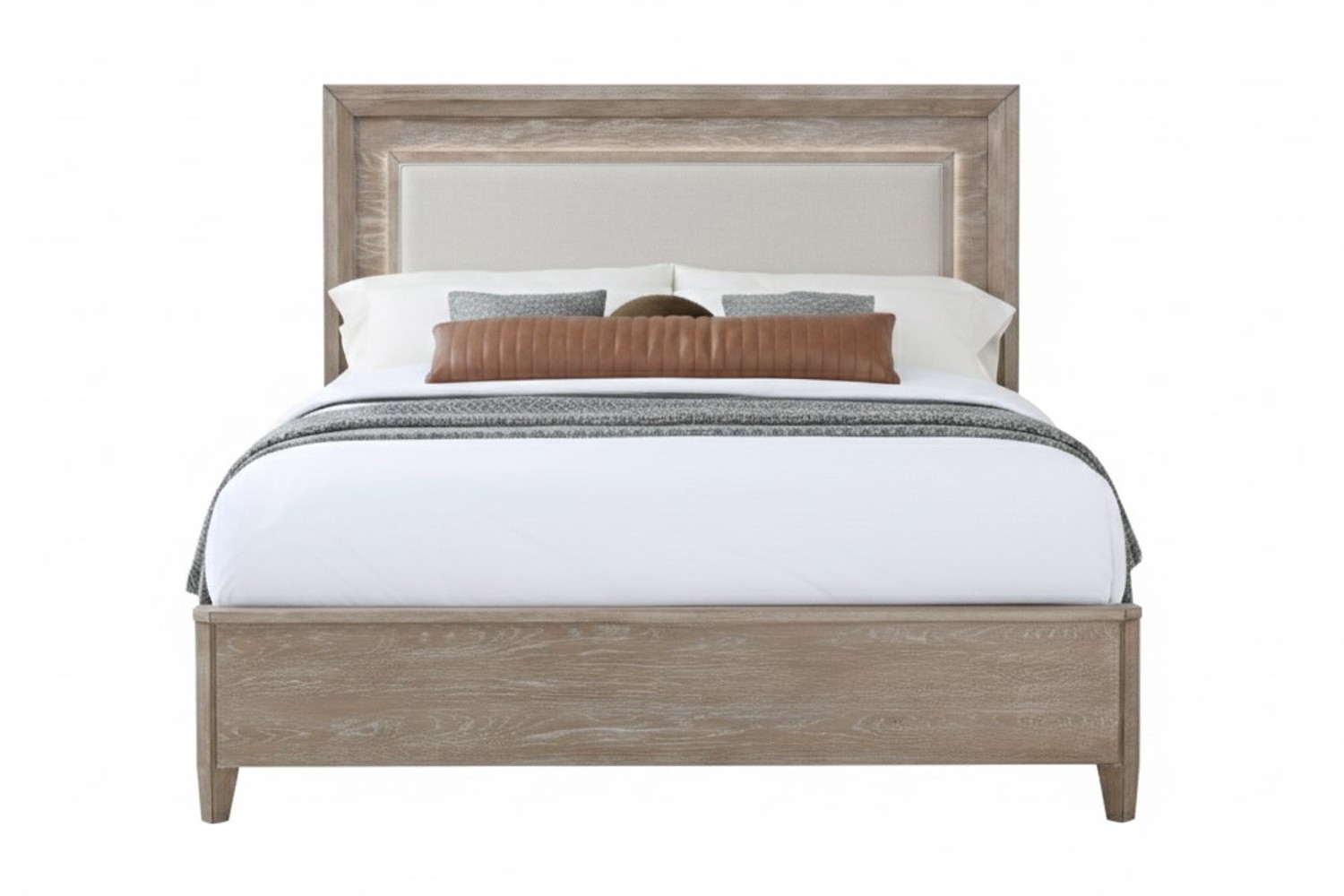 Breckenridge Medium Brown King Platform Bed