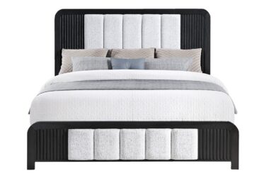 Beckett White/Black King Bed