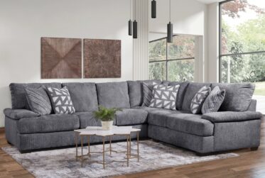 Vega Charcoal 2-Piece Sectional