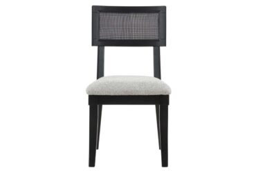 Colvin Black Cane Side Chair