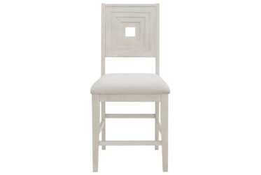 Avalanche Antique White Counter Height Chair