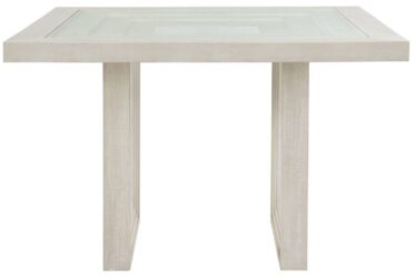 Avalanche Antique White Square Counter Height Dining Table