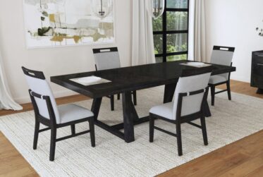 Transcend Charcoal 5 Piece Dining Set