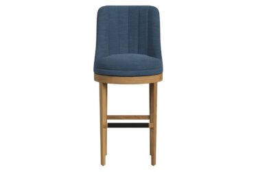 Carmen Blue Swivel Bar Stool