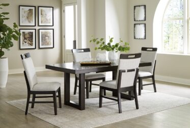 Neymorton Upholstered 5 Piece Dining Set