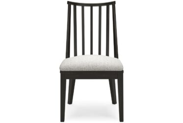 Galliden Black Upholstered Side Chair