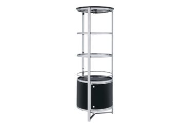 Lalia Black LED Wine Rack
