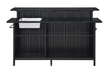 Leilani Black LED Bar Table