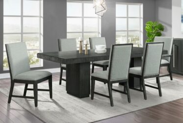 Donovan Dark 7 Piece Extension Dining Set