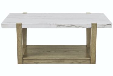 Perth White Marble Top Coffee Table