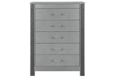 Logan Silver 6-Drawer Chest
