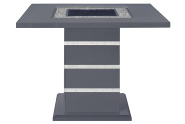 Monaco Dark Gray Counter Height Bar Table