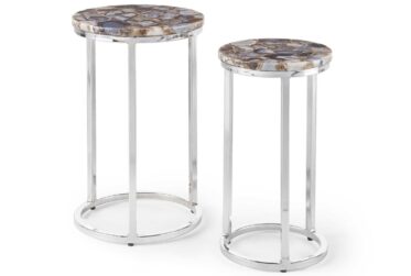 Onyx Agate Top Nesting Table