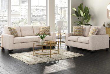 Larimer Stone 2 Piece Sofa & Loveseat Set