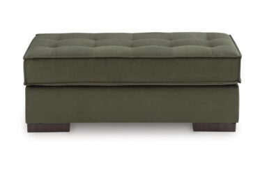 Caspian-Town Olive Oversized Accent Ottoman