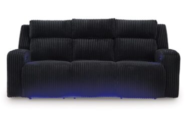 Forest Lake Black Power Reclining Sofa