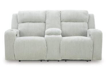 Forest Lake Alloy Power Reclining Loveseat With Console