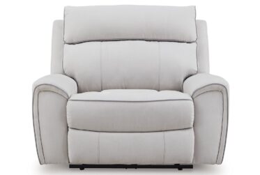Social Pointe Pearl/Ash Power Recliner