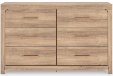 Kinlanni Tan 6-Drawer Dresser