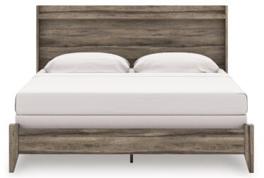Elbrim Brown King Panel Bed