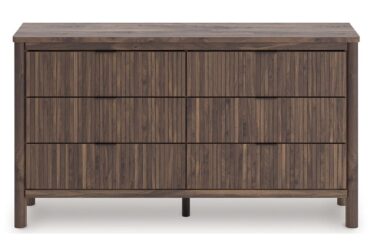 Pamytta Brown 6-Drawer Dresser