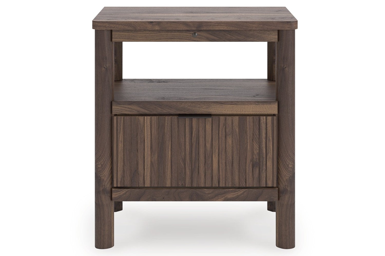 Pamytta Brown 1-Drawer Nightstand