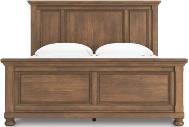 Feddinger Medium Brown King Panel Bed