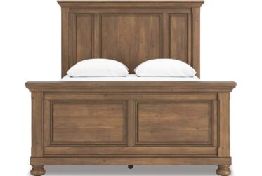 Feddinger Medium Brown Queen Panel Bed