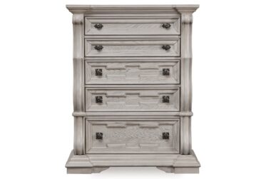 Bruchandi Antique White 5-Drawer Chest