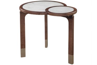 Oormi Banswara White Marble End Table