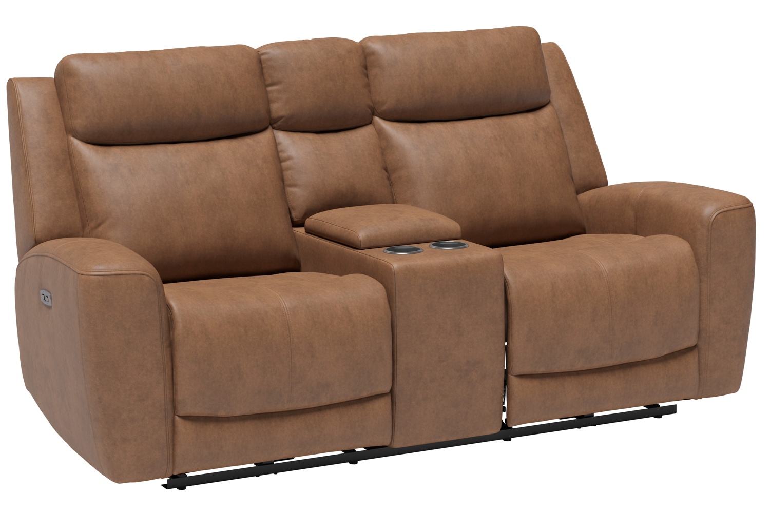SH3413 Dakota Saddle Leather Power Reclining 2 Piece Sofa