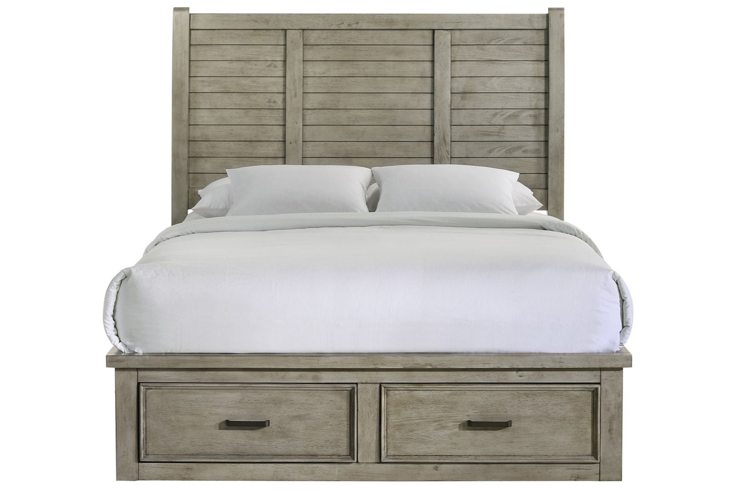 Sullivan Driftwood Gray Queen Storage Bed