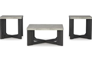 Sharstorm Two-Tone Gray 3 Piece Occasional Table Set