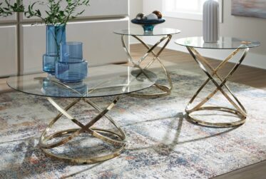Crimonti Champagne 3 Piece Occasional Table Set