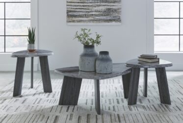 Bluebond Gray 3 Piece Occasional Table Set