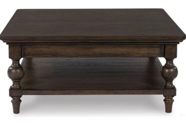 Veramond Dark Brown Square Cocktail Table